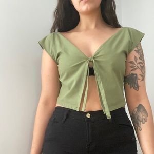 Papillon Top (handmade recycled material)